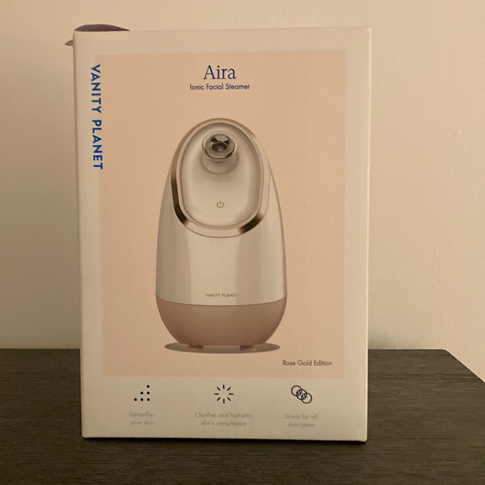 AIRA IONIC FACIAL STEAMER IN ROSE GOLD